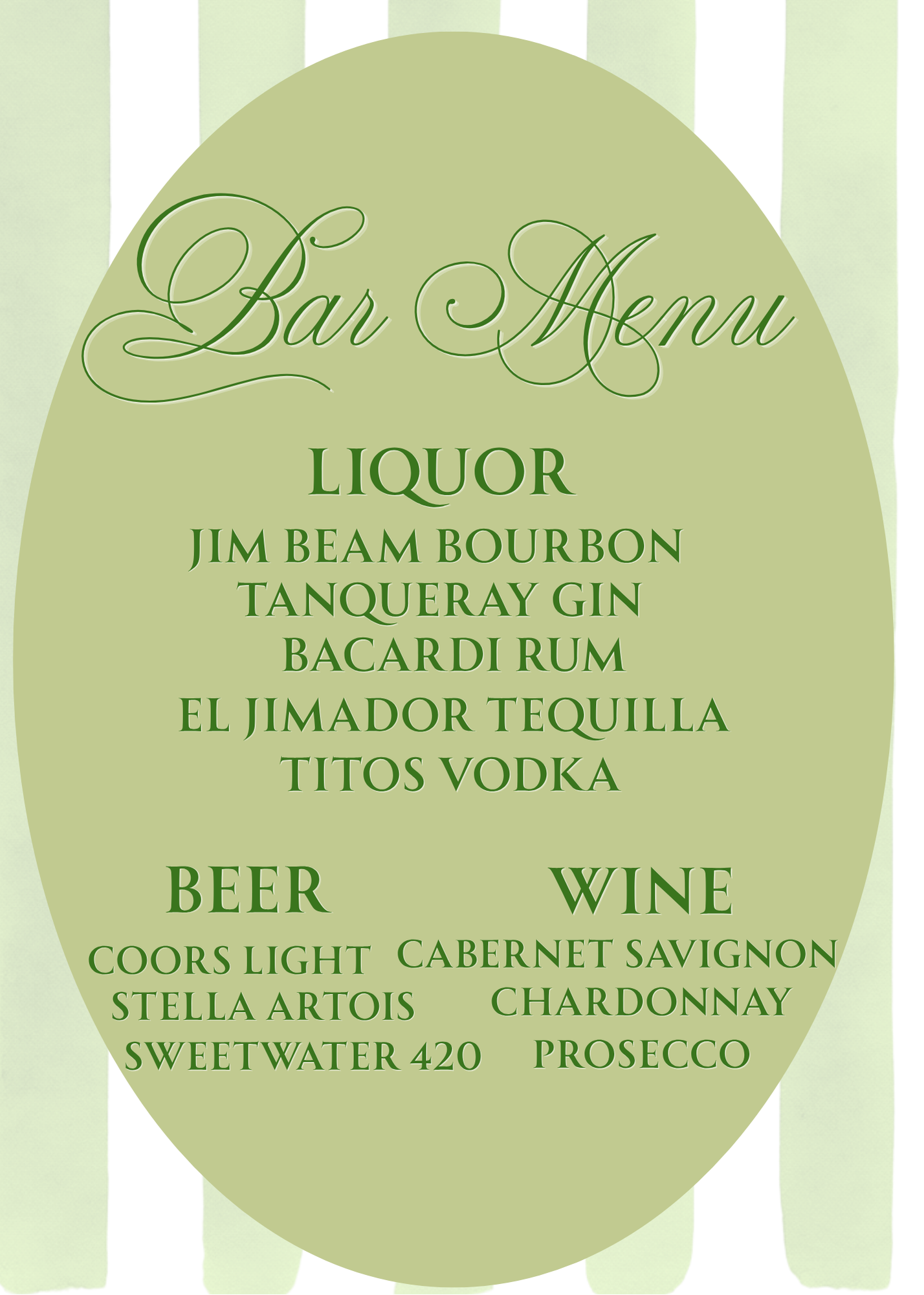 Custom Bar Signage